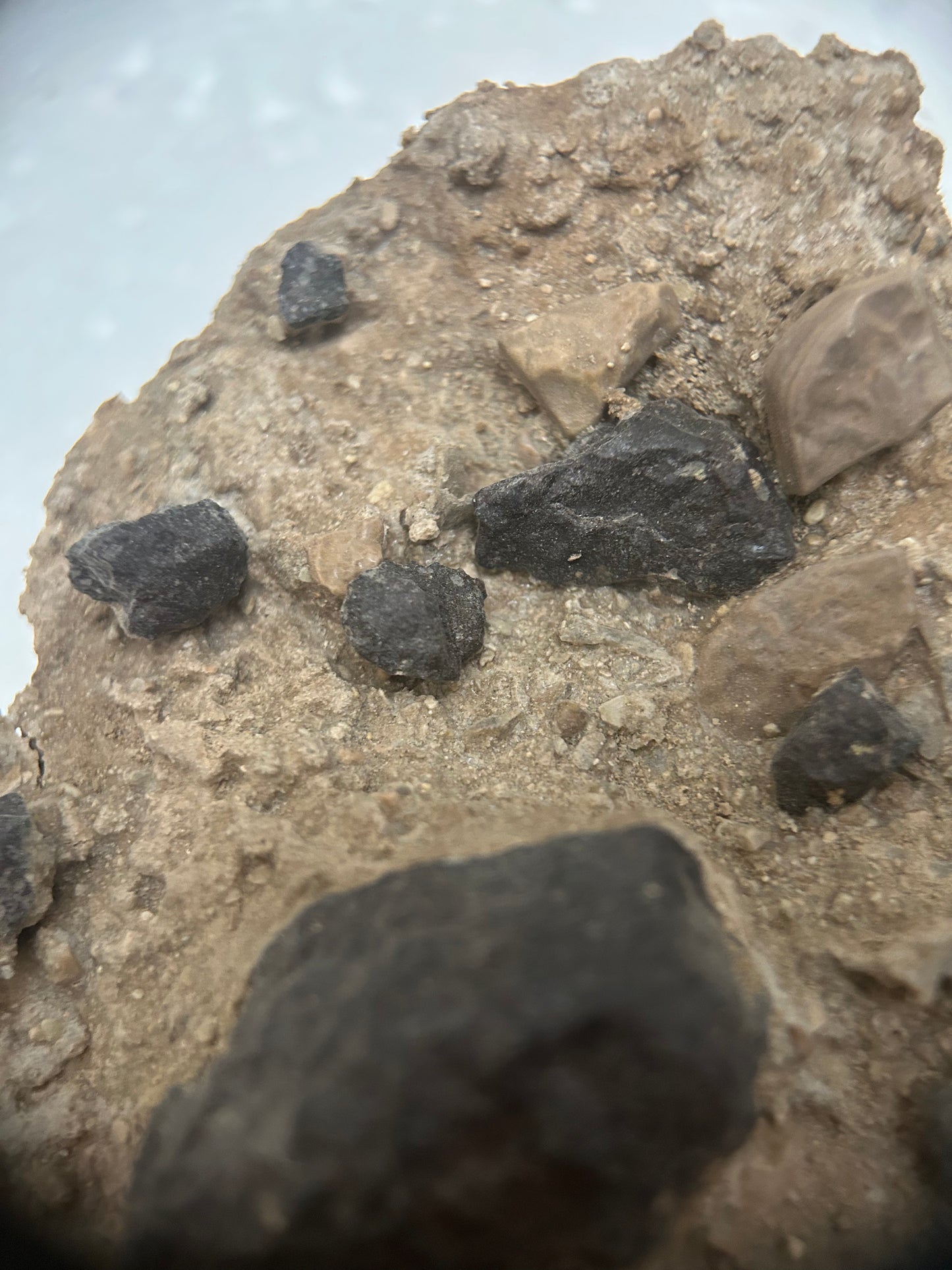 Authentic Meteorite Scatter Field Display Specimen, Meteorite Crater from Qinghai, China