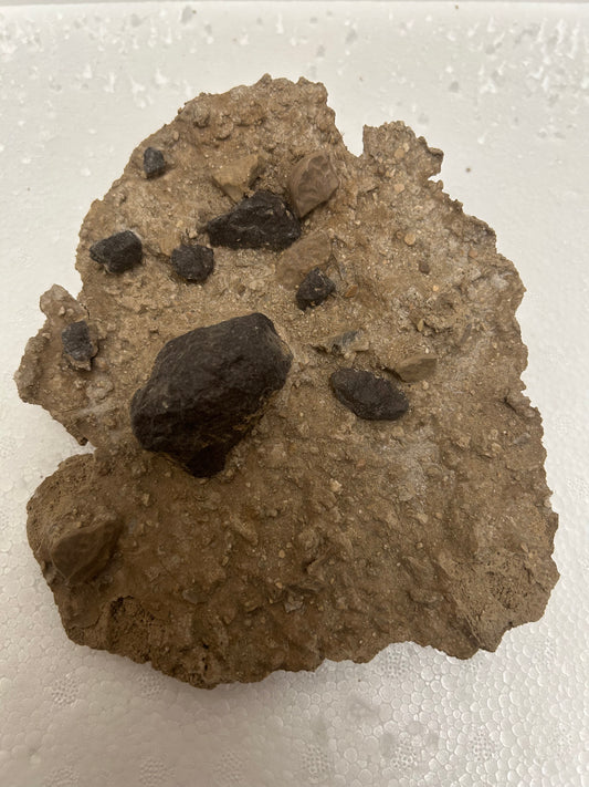 Authentic Meteorite Scatter Field Display Specimen, Meteorite Crater from Qinghai, China