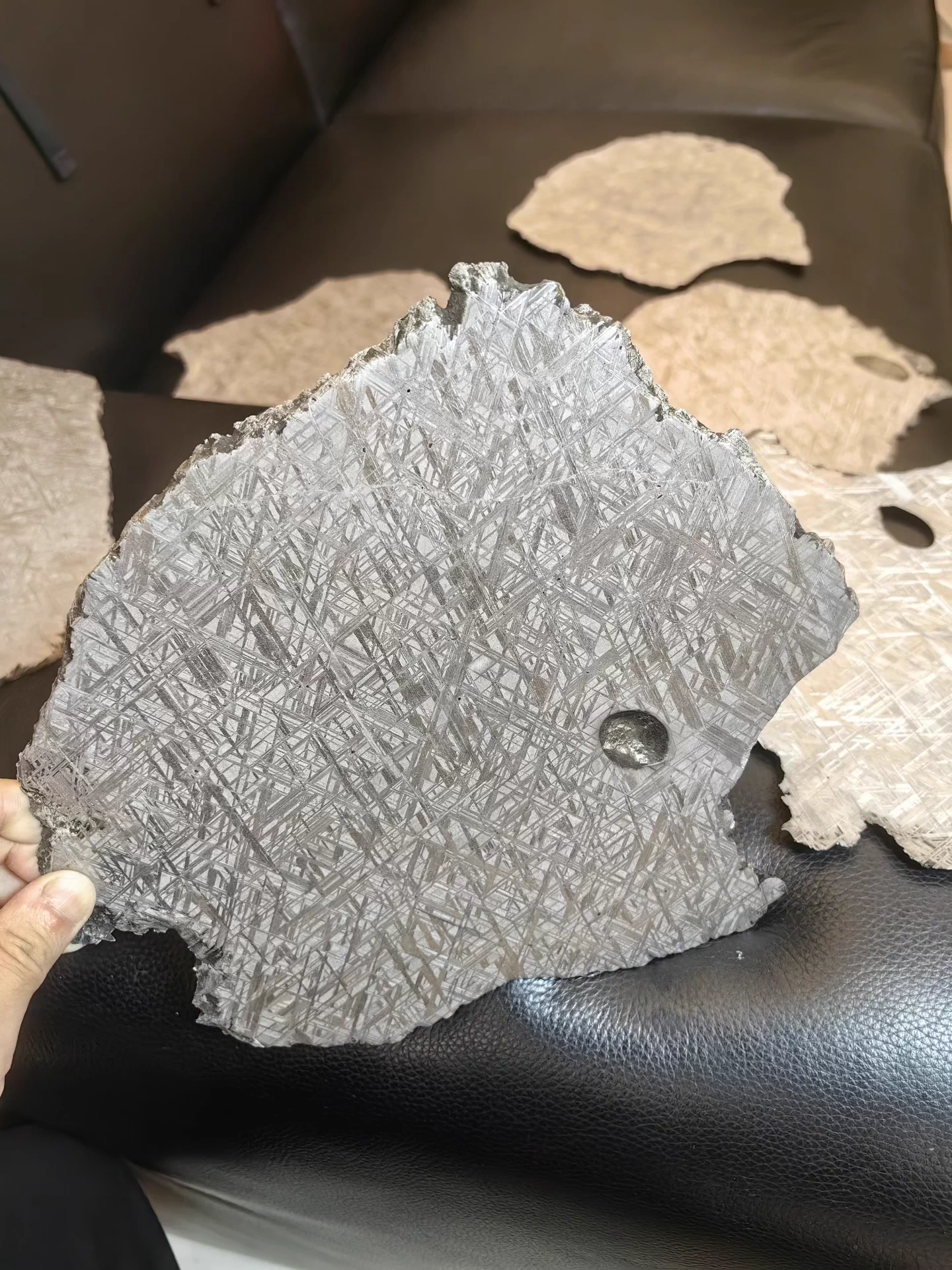 5‑Star No Crack Muonionalusta Master Slices — Museum‑Grade Lot — 17 kg Pack Only