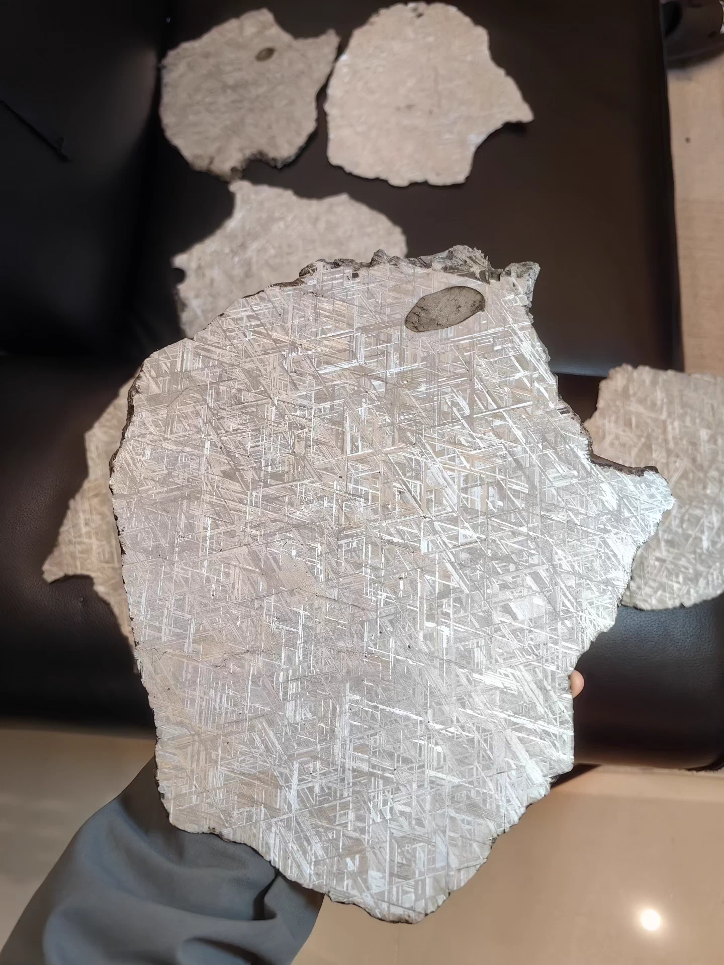 5‑Star No Crack Muonionalusta Master Slices — Museum‑Grade Lot — 17 kg Pack Only