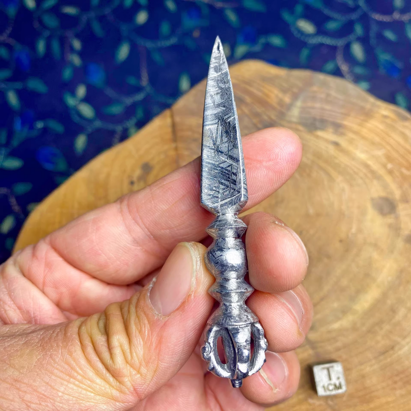 Tibetan Buddhism Muonionalusta Meteorite Iron Vajrakilaya Vajra Phurpa Dagger faqi sacred instruments Pendant Amulet