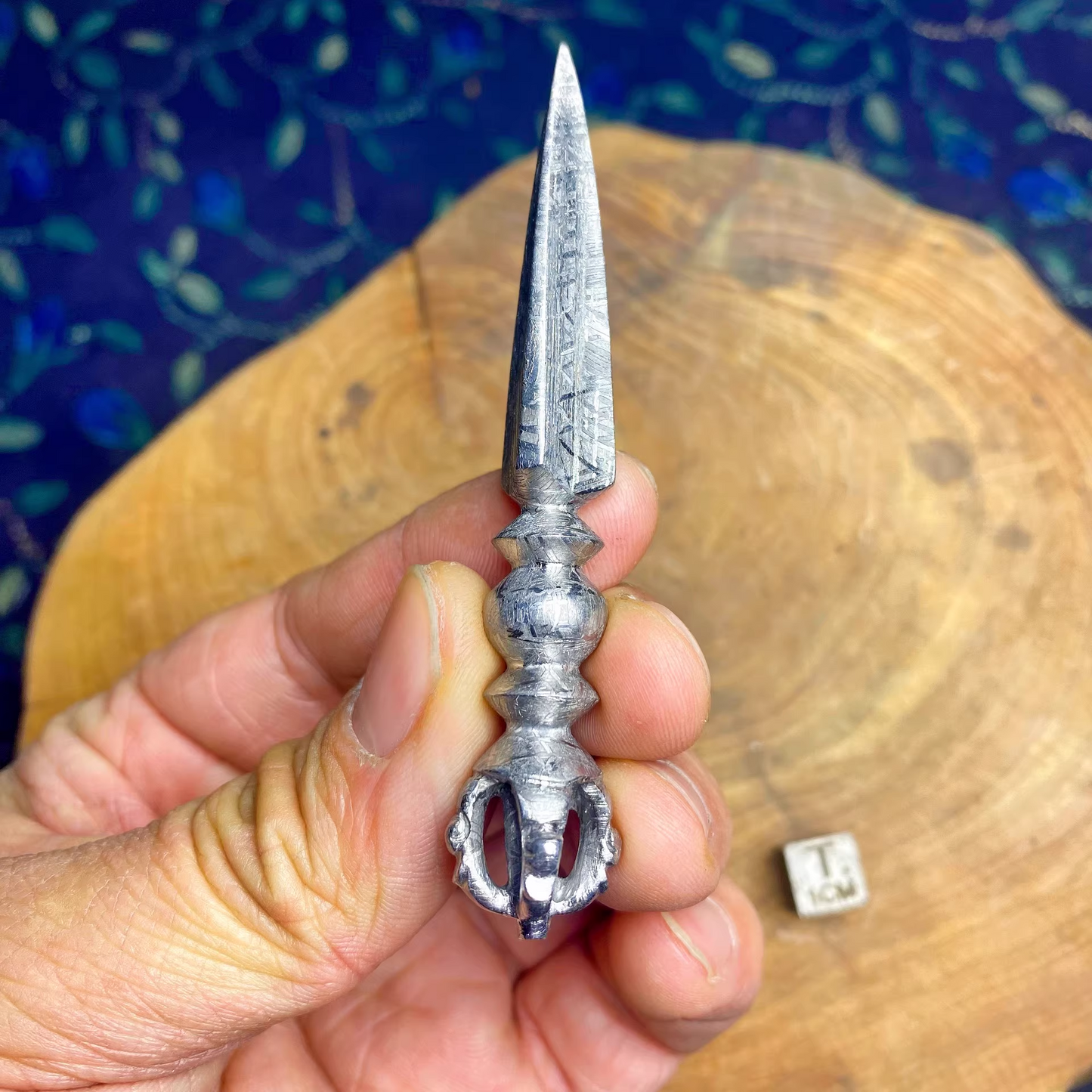 Tibetan Buddhism Muonionalusta Meteorite Iron Vajrakilaya Vajra Phurpa Dagger faqi sacred instruments Pendant Amulet