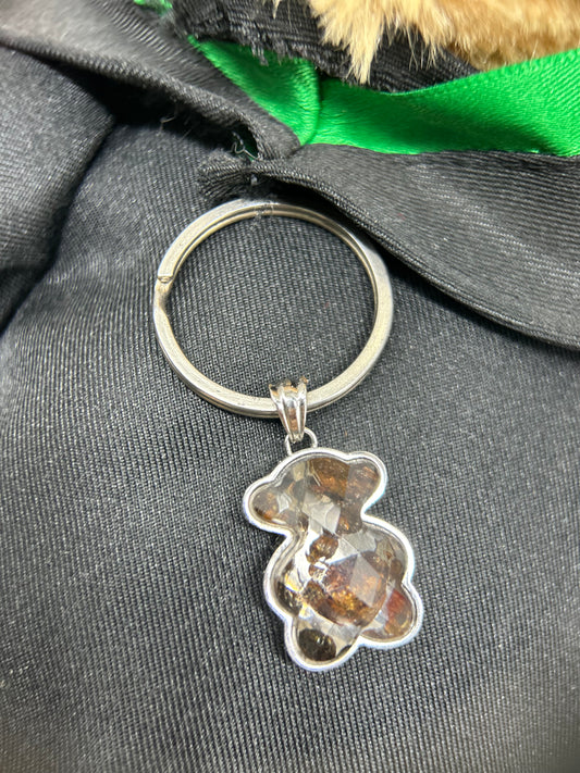 Sericho Pallasite Honey Bear Pendant/Meteorite Pendant/Pallasite Pendant/Pallasite/Meteorite Keychain