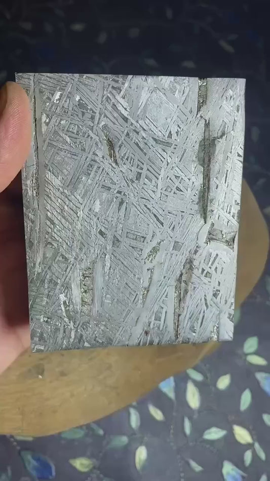 Aletai Iron Meteorite Block — Classic Crust + Sharp Widmanstätten — 2.5 kg Bargain