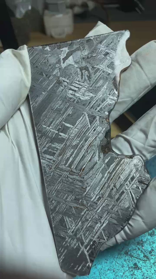 Last Remaining Aletai Pallasite Meteorite Slice – 127g Ultra Rare Collectible