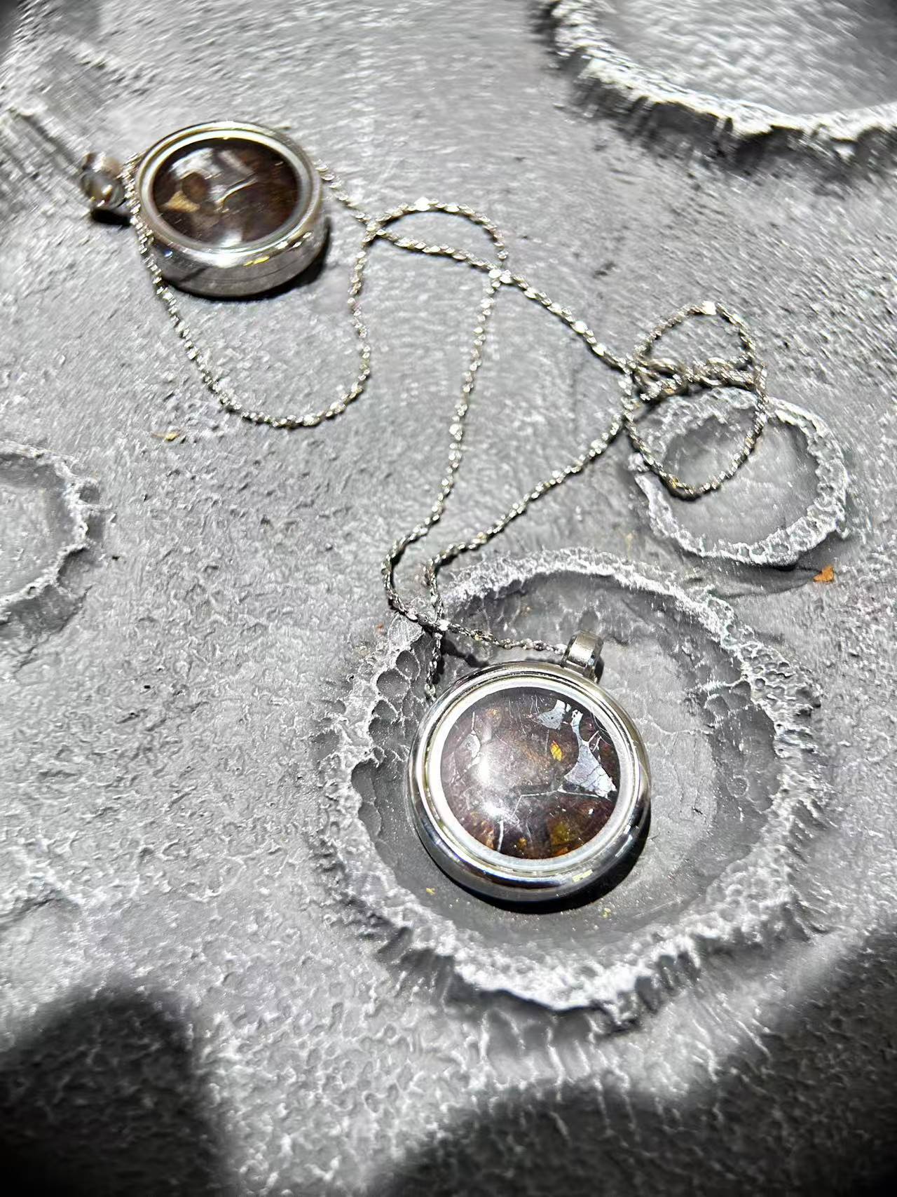 Sericho Pallasite/Meteorite Pendant/Pallasite Pendant/Pallasite Necklace/Meteorite Accessories