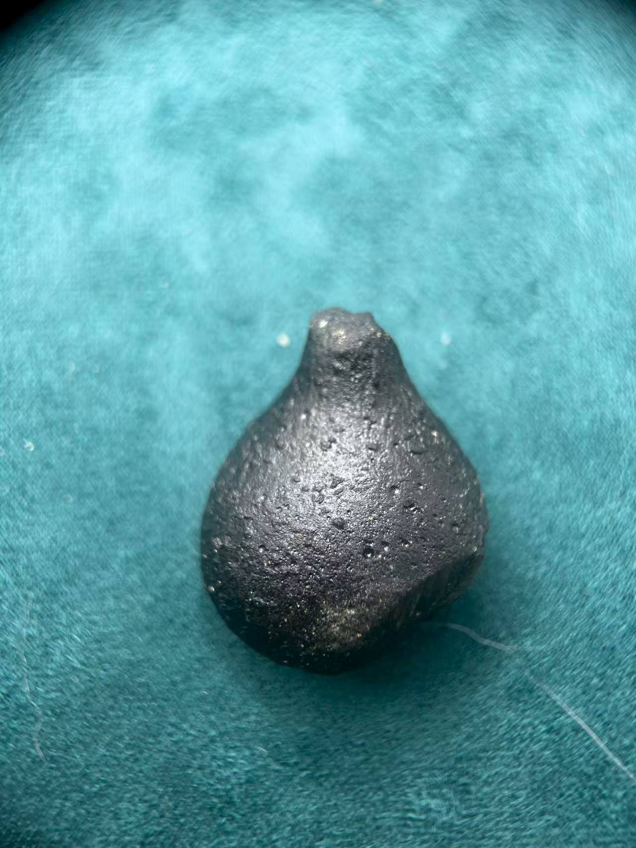 5 Raw Leigongmo Tektites: Natural Black Impactite Meteorite Debris